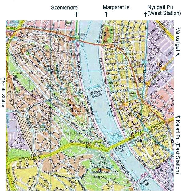 Budapest Map